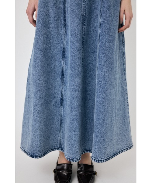 MOUSSY（マウジー）の「ZIP UP DENIM ドレス（ワンピース）」 - WEAR