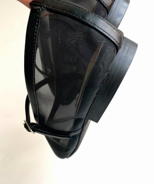 Q（キュー）の「メリージェーンチュールパンプス（パンプス・レディース・ブラック・23.5/24.5）」の5枚目の写真