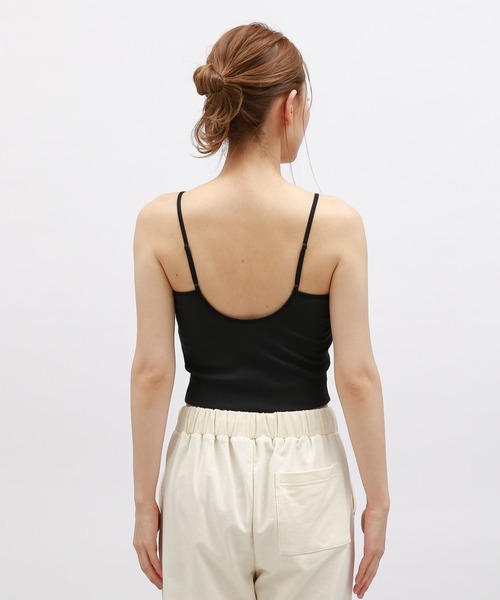 LAKOLE(ラコレ)の「【吸水速乾】リブショートブラトップ<RELAXING WEAR> / 118958(キャミソール・レディース・ブラック/オフホワイト/ラベンダー・LARGE/MEDIUM/SMALL)」の17枚目の写真