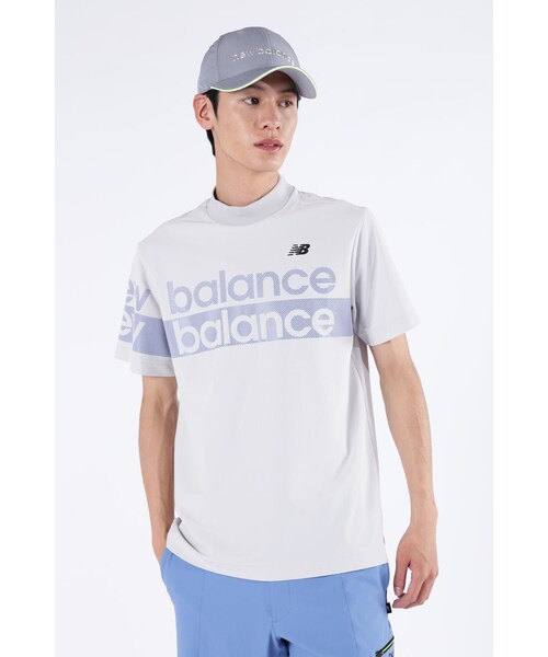 New Balance Golf(ニューバランスゴルフ)の「【new balance golf】UPF50+ 接触冷感 半袖 モックネック プルオーバー (MENS SPORT)(Tシャツ/カットソー・メンズ・その他10/グレー系その他/ブラック/ホワイト・MEDIUM/LARGE/X-LARGE)」の4枚目の写真