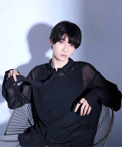 【タグ付き】IENA メランジルーズシャツ IENA（イエナ）の「メランジルーズシャツ◇（シャツ/ブラウス）」 - WEAR