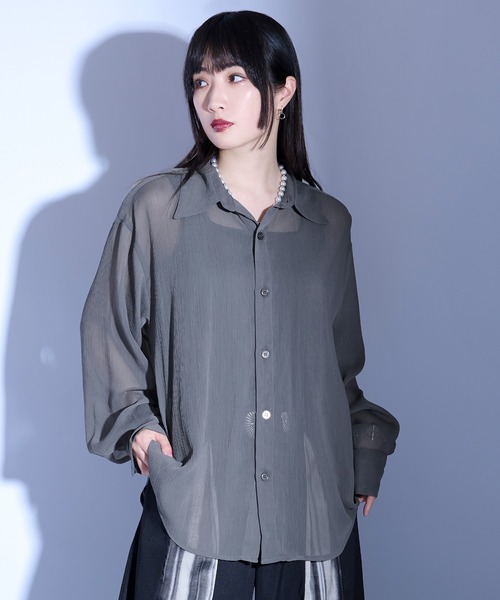 Ellno Loset（エルノロゼット）の「ネクタイツキシアーシャツ（シャツ