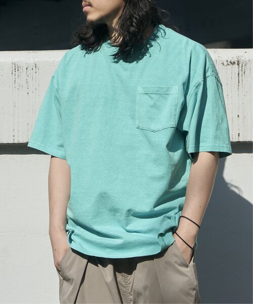 VENCEEXCHANGE（ヴァンスエクスチェンジ）の「ピグメントビッグTee（Tシャツ/カットソー・メンズ・ホワイト/レッド/ブラック/ターコイズブルー/イエロー・L/M）」の3枚目の写真