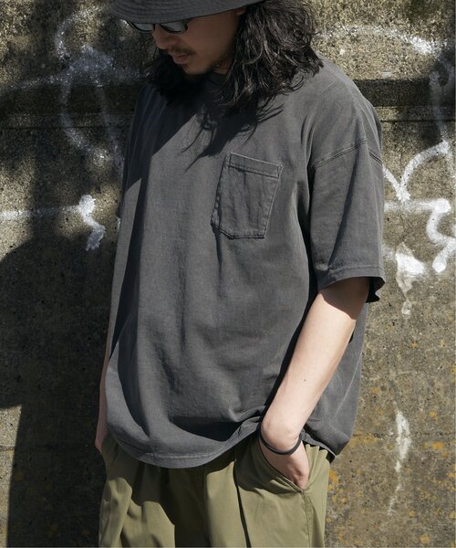 VENCEEXCHANGE（ヴァンスエクスチェンジ）の「ピグメントビッグTee（Tシャツ/カットソー・メンズ・ホワイト/レッド/ブラック/ターコイズブルー/イエロー・L/M）」の2枚目の写真