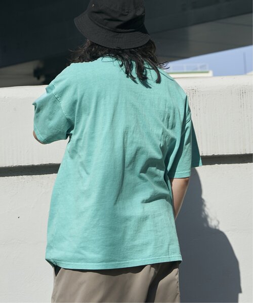 VENCEEXCHANGE（ヴァンスエクスチェンジ）の「ピグメントビッグTee（Tシャツ/カットソー・メンズ・ホワイト/レッド/ブラック/ターコイズブルー/イエロー・L/M）」の7枚目の写真