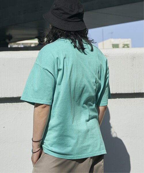 VENCEEXCHANGE（ヴァンスエクスチェンジ）の「ピグメントビッグTee（Tシャツ/カットソー・メンズ・ホワイト/レッド/ブラック/ターコイズブルー/イエロー・L/M）」の10枚目の写真