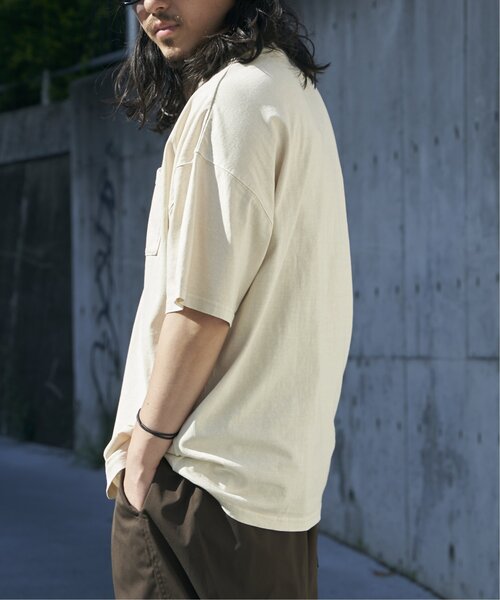 VENCEEXCHANGE（ヴァンスエクスチェンジ）の「ピグメントビッグTee（Tシャツ/カットソー・メンズ・ホワイト/レッド/ブラック/ターコイズブルー/イエロー・L/M）」の14枚目の写真