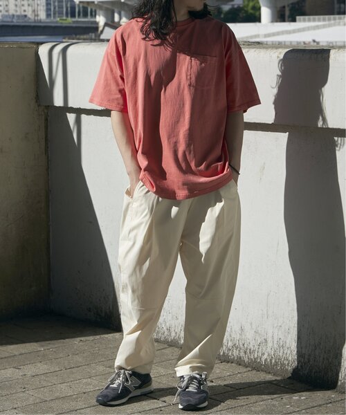 VENCEEXCHANGE（ヴァンスエクスチェンジ）の「ピグメントビッグTee（Tシャツ/カットソー・メンズ・ホワイト/レッド/ブラック/ターコイズブルー/イエロー・L/M）」の21枚目の写真