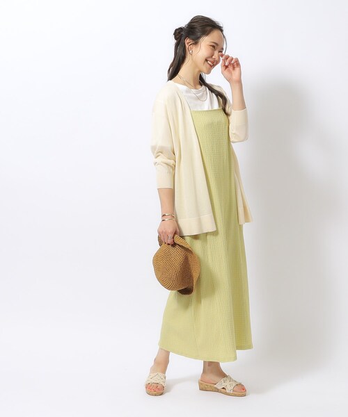 DRESKIP（ドレスキップ）の「◆【洗える/7分袖】さらっと羽織れる トッパーカーディガン（カーディガン/ボレロ・レディース・ライトベージュ/ブルー/ブラック/ライトグレー・04/03/02）」の13枚目の写真