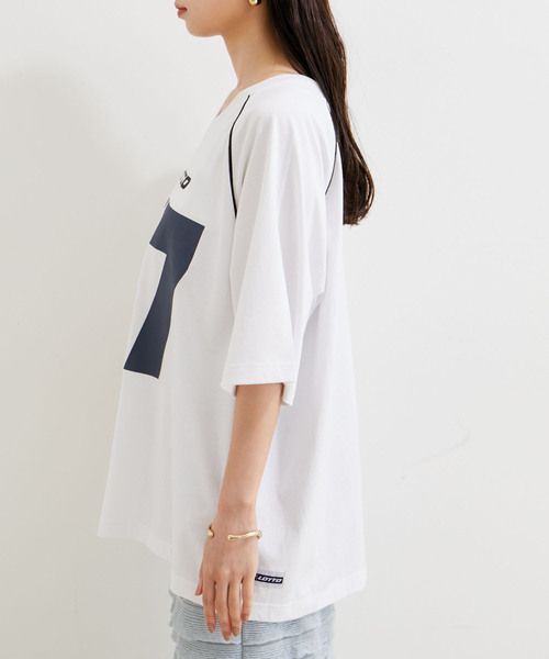 VIS（ビス）の「LottoコラボBIGゲームTシャツ（Tシャツ/カットソー・レディース・ホワイト/ボルドー/ピンク系その他2・FREE）」の21枚目の写真