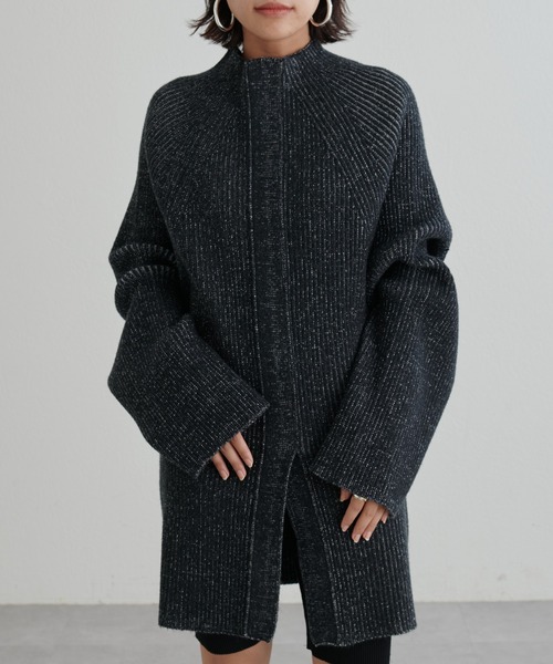 LARUTA(ラルータ)の「【LARUTA】前後2WAYスリットドルマンニットプルオーバー(ニット/セーター・レディース・ベージュ/オフホワイト/カーキ/サックスブルー/ブラック系その他・FREE)」の6枚目の写真