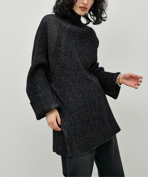 LARUTA(ラルータ)の「【LARUTA】前後2WAYスリットドルマンニットプルオーバー(ニット/セーター・レディース・ベージュ/オフホワイト/カーキ/サックスブルー/ブラック系その他・FREE)」の15枚目の写真