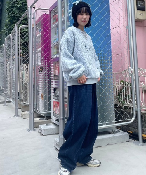 Candy Stripper（キャンディストリッパー）の「CND CURVE DENIM パンツ（デニムパンツ・レディース・ライトインディゴブルー/インディゴブルー・2）」の18枚目の写真