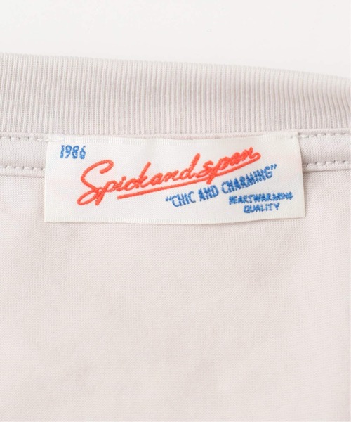 Spick & Span（スピックアンドスパン）の「≪追加≫ファインコットンTシャツ（Tシャツ/カットソー・レディース・グレー/ライトグレー/ホワイト/ベージュ・FREE）」の15枚目の写真