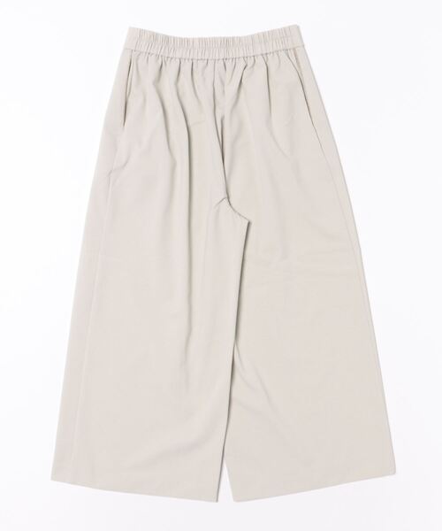 KATHARINE ROSS（キャサリンロス）の「【KATHARINE ROSS】【COOL】【接触冷感】【ドライタッチ】 日本製クロップドワイドパンツ（スラックス・レディース・ベージュ/ネイビー・MEDIUM）」の3枚目の写真