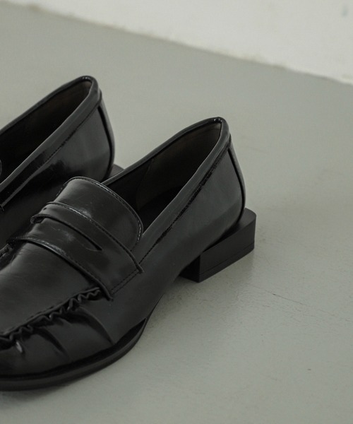 セール】ギャザースクエアローファー（ローファー）｜SENSE OF PLACE