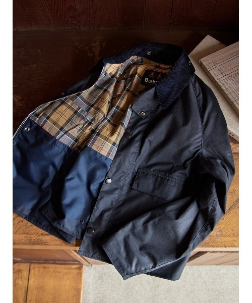 【美品】Barbour Spey フード付きワックスジャケット ショート丈 34 Barbour BARBOUR（バブアー） スペイ ワックスジャケット