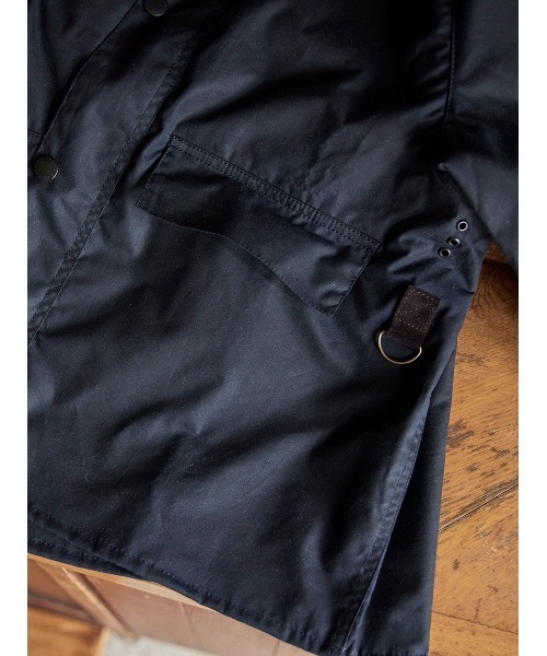 Barbour（バブアー）の「【SPEY / スペイ】ワックス ショート ジャケット（ブルゾン・メンズ・ネイビー/ブラック/グリーン/レッド・LARGE/MEDIUM/X-LARGE/SMALL/X-SMALL）」の14枚目の写真