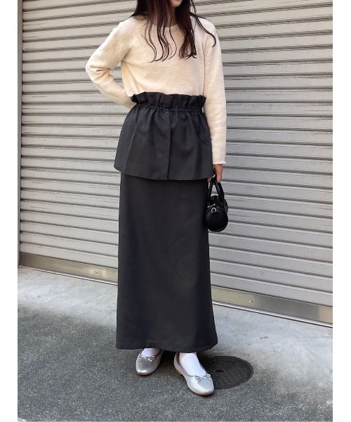 titivate(ティティベイト)の「前後2wayリボンデザインニット(ニット/セーター・レディース・チャコール/ライトベージュ/ライトブルー・FREE)」の16枚目の写真