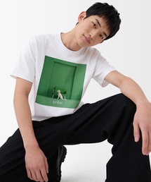 MAMIAN（マミアン）の「urday / White Dog / フォトTシャツ（Tシャツ/カットソー）」