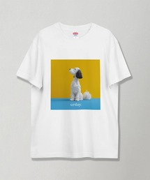 MAMIAN（マミアン）の「urday / White Dog / フォトTシャツ（Tシャツ/カットソー）」
