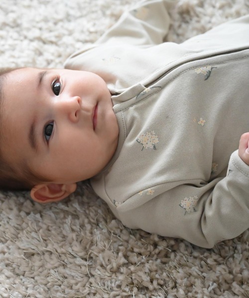 ロンパース・カバーオール popelin PUPPAPUPO ベビー服 ロンパース 2way カバーオール ダブルガーゼ