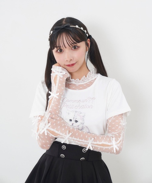 petit chaton Tシャツ（Tシャツ/カットソー）｜Honey Cinnamon（ハニーシナモン） 5,830円