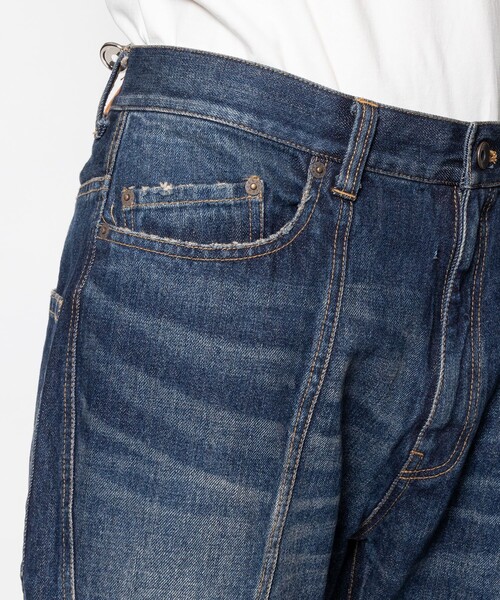 KHOKI(コッキ)の「【KHOKI / コッキ】3D cutting denim pants(デニムパンツ・メンズ・ブラック/インディゴブルー・2/3)」の14枚目の写真