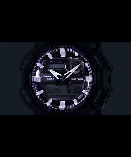 G-SHOCK（ジーショック）の「GA-010シリーズ / GA-010-2AJF（アナログ腕時計・メンズ・ブルーグリーン・FREE）」の4枚目の写真