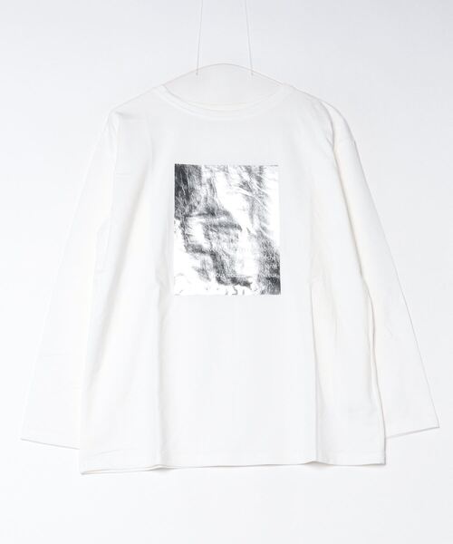 セール】天竺箔プリントロンT（Tシャツ/カットソー）｜Per sist