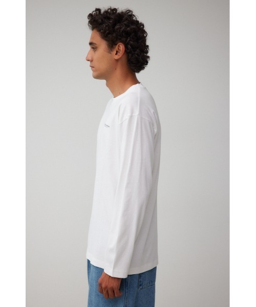 AZUL by moussy(アズールバイマウジー)の「WHATEVER ロングTシャツ(Tシャツ/カットソー・メンズ・ホワイト/ブラック・MEDIUM/LARGE)」の7枚目の写真