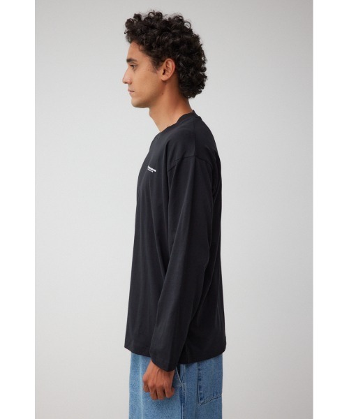 AZUL by moussy(アズールバイマウジー)の「WHATEVER ロングTシャツ(Tシャツ/カットソー・メンズ・ホワイト/ブラック・MEDIUM/LARGE)」の19枚目の写真
