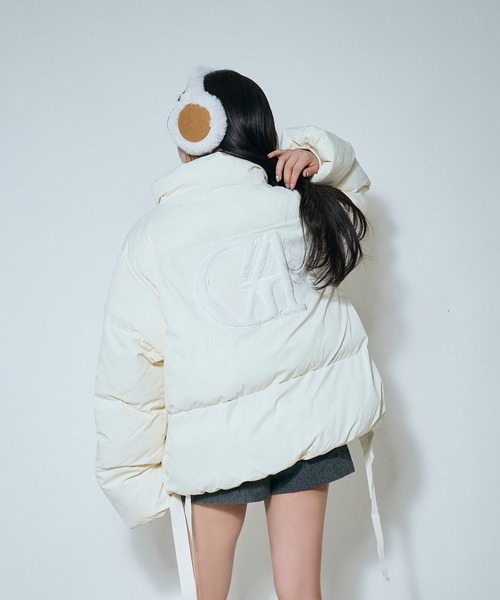 ANDGEEBEE(アンジービー)の「UNISEX バックロゴエコダウン(ダウンジャケット/コート・レディース・ブルー/アイボリー・FREE)」の11枚目の写真