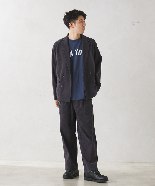 JOURNAL STANDARD relume(ジャーナルスタンダード レリューム)の「TECH SOLOTEX コーデュロイウォッシャブル イージーベイカーパンツ(その他パンツ・メンズ・チャコールグレー/ベージュ系その他/チョコ/ブラック・LARGE/MEDIUM)」の7枚目の写真