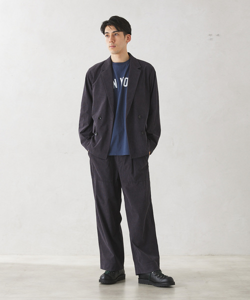 JOURNAL STANDARD relume(ジャーナルスタンダード レリューム)の「TECH SOLOTEX コーデュロイウォッシャブル イージーベイカーパンツ(その他パンツ・メンズ・チャコールグレー/ベージュ系その他/チョコ/ブラック・LARGE/MEDIUM)」の9枚目の写真