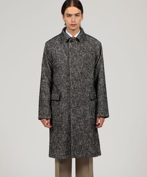 タリアトーレ ツイードステンカラーコート tagliatore TAGLIATORE（タリアトーレ）の「TAGLIATORE ネップツイード バルカラー