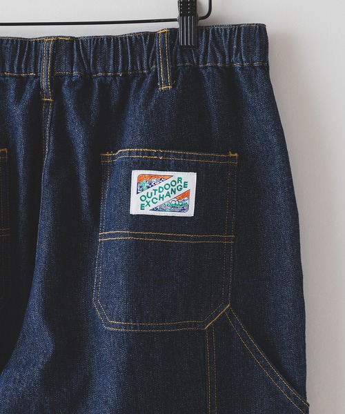 OUTDOOR EXCHANGE(アウトドアエクスチェンジ)の「【OUTDOOR EXCHANGE/アウトドアエクスチェンジ】デニムイージーカーゴパンツ(カーゴパンツ・メンズ・ブラック/サックスブルー/アイボリー/ネイビー・FREE)」の14枚目の写真