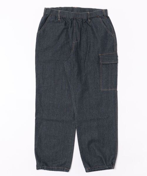 OUTDOOR EXCHANGE(アウトドアエクスチェンジ)の「【OUTDOOR EXCHANGE/アウトドアエクスチェンジ】デニムイージーカーゴパンツ(カーゴパンツ・メンズ・ブラック/サックスブルー/アイボリー/ネイビー・FREE)」の10枚目の写真