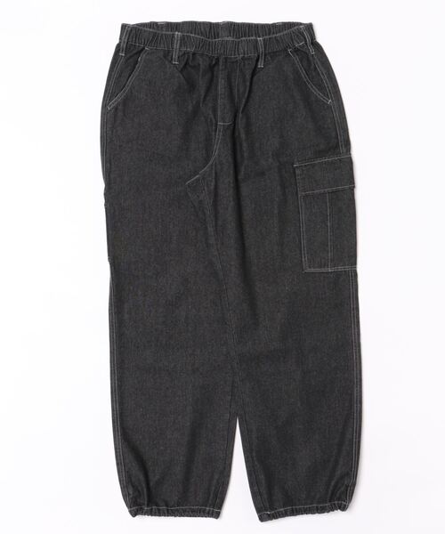 OUTDOOR EXCHANGE(アウトドアエクスチェンジ)の「【OUTDOOR EXCHANGE/アウトドアエクスチェンジ】デニムイージーカーゴパンツ(カーゴパンツ・メンズ・ブラック/サックスブルー/アイボリー/ネイビー・FREE)」の17枚目の写真