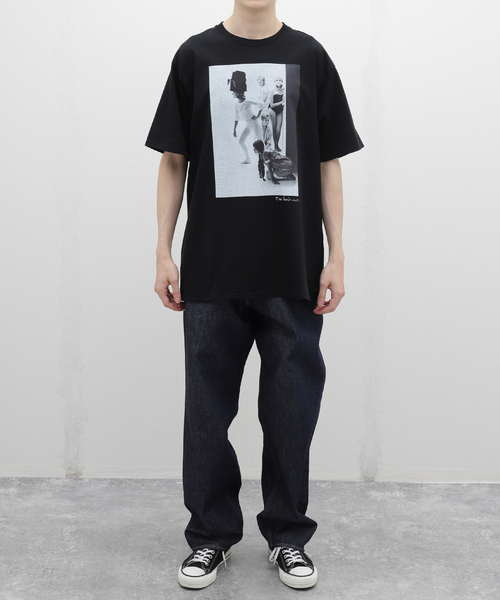 EDIFICE（エディフィス）の「COUTURE D`ADAM × Sam Haskins(クチュール ドアダム×サムハスキンス)  TEE（Tシャツ/カットソー・メンズ・ブラック系その他/ブラック×ブラック/ブラック・40/42）」の4枚目の写真