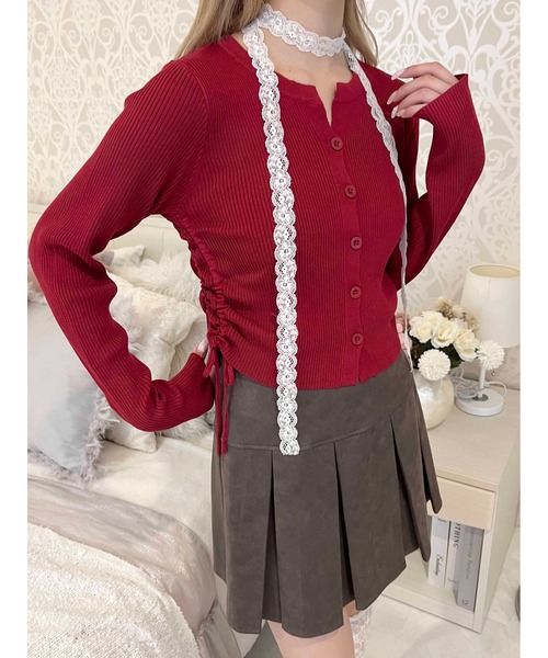 PHILLY】サイドドロストカーディガン（カーディガン/ボレロ