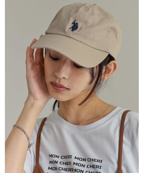 セール】[U.S. POLO ASSN.][別注]ワンポイント刺繍キャップ（キャップ