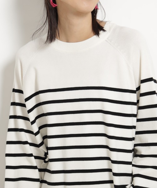 FOUND GOOD（ファウンドグッド）の「コンフォートチュニックニットPO（ニット/セーター・レディース・ブラック/グレー系/ベージュ/レッド系8・L/M/S）」の10枚目の写真