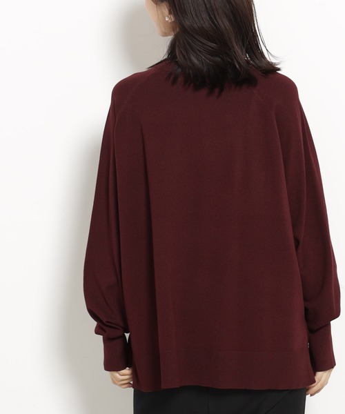 FOUND GOOD（ファウンドグッド）の「コンフォートチュニックニットPO（ニット/セーター・レディース・ブラック/グレー系/ベージュ/レッド系8・L/M/S）」の17枚目の写真