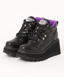 「YOSUKE/ヨースケ」厚底レースアップアンクルショートブーツ