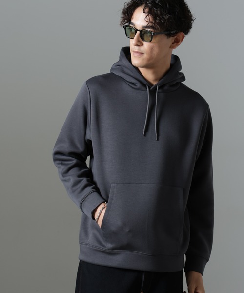 NANO universe(ナノユニバース)の「パネルダンボールフーディー(パーカー・メンズ・ブラック/グレー/チャコール・L/M/S)」の3枚目の写真