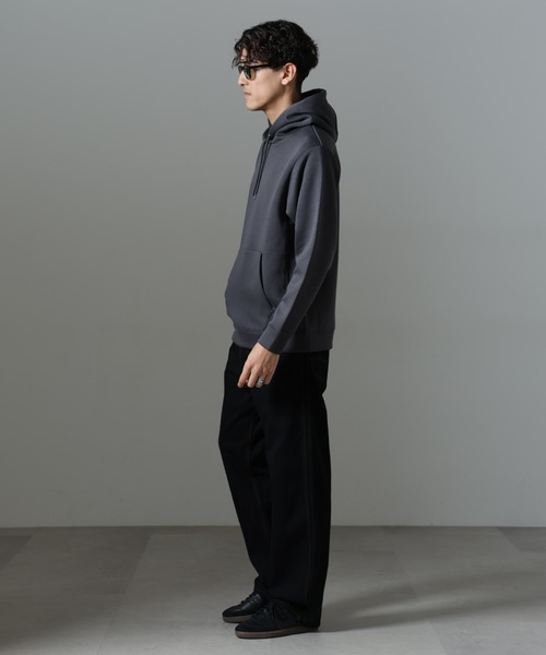 NANO universe(ナノユニバース)の「パネルダンボールフーディー(パーカー・メンズ・ブラック/グレー/チャコール・L/M/S)」の9枚目の写真