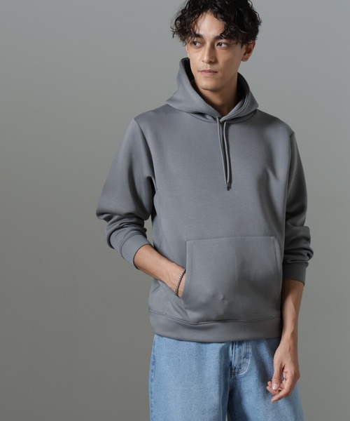 NANO universe(ナノユニバース)の「パネルダンボールフーディー(パーカー・メンズ・ブラック/グレー/チャコール・L/M/S)」の11枚目の写真