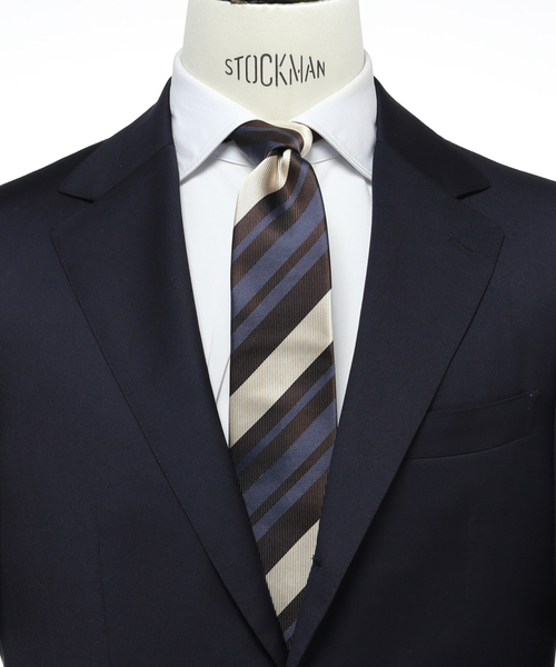 EDIFICE(エディフィス)の「PB マルチストライプタイ(ネクタイ・メンズ・ピンク/ブラウン・FREE)」の2枚目の写真