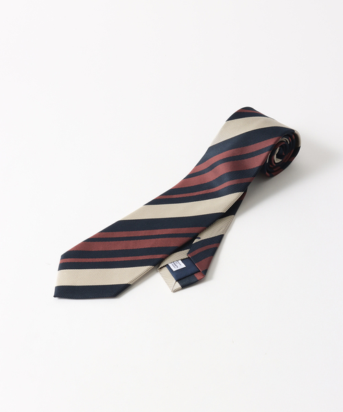 EDIFICE(エディフィス)の「PB マルチストライプタイ(ネクタイ・メンズ・ピンク/ブラウン・FREE)」の4枚目の写真